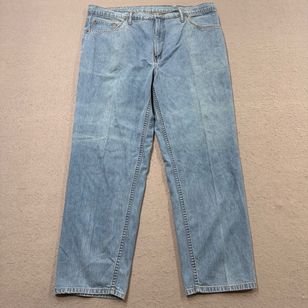 Levi's 550 Jeans Men's 40x30 Blue Denim Light Wash Denim Tapered Leg High Rise